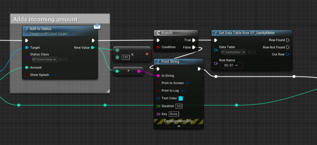 Test for reading custom data tables