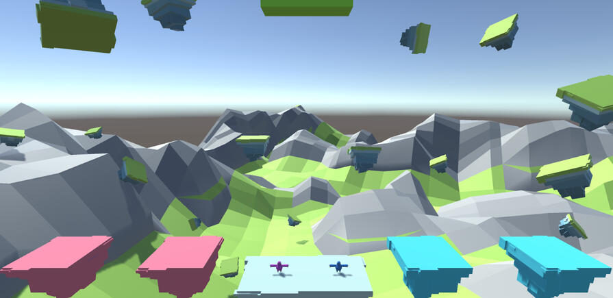 Level 2: Blockout iteration in Unity (v1)