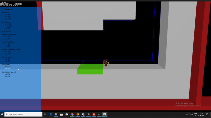 Scripting tool that allowed us to tweak various variables.