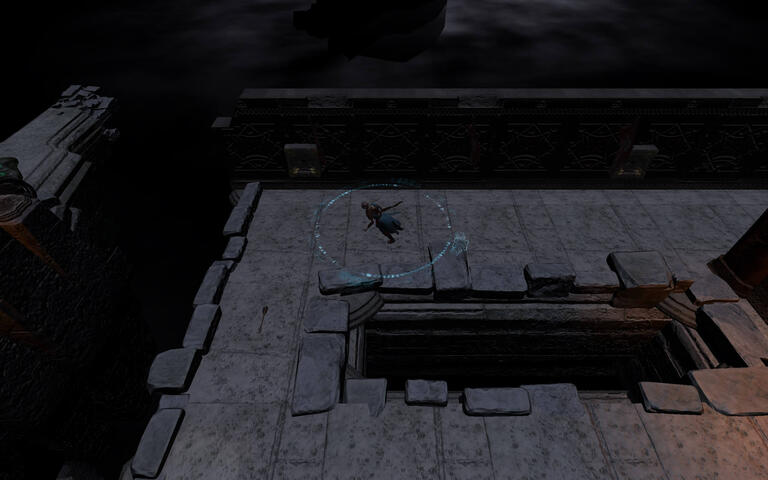 In the second puzzle room, arrows are introduced to the player.