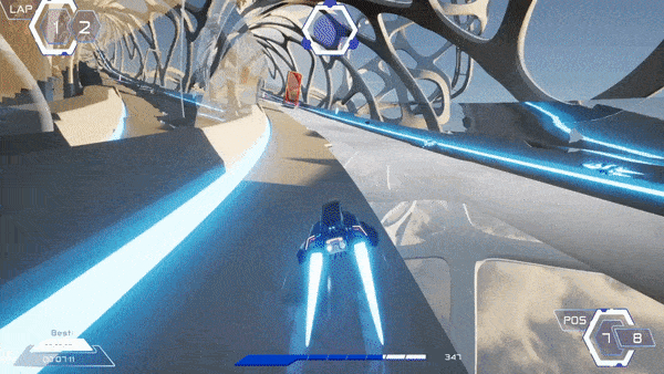 Levitation Toggle: With the push of a button, the distance from the ground increases, which allows the ship to avoid obstacles close to the ground.